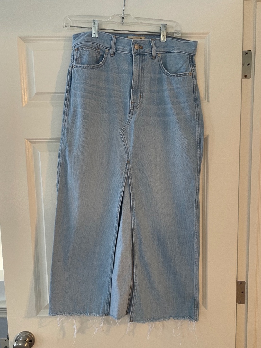 Madewell denim skirt